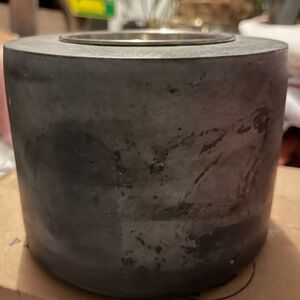 Gray Concrete Candle Holder